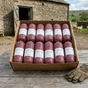 Box of Lamb Complete raw dog meat