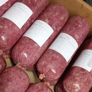 Duck Complete raw dog meat