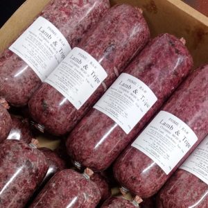 Lamb and Tripe raw dog meat