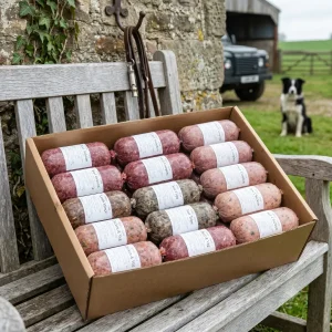 Mixed Box of 20 raw dog meat flavours